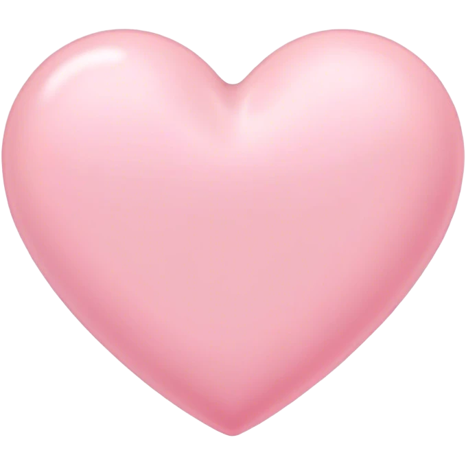 pastel pink heart emoji