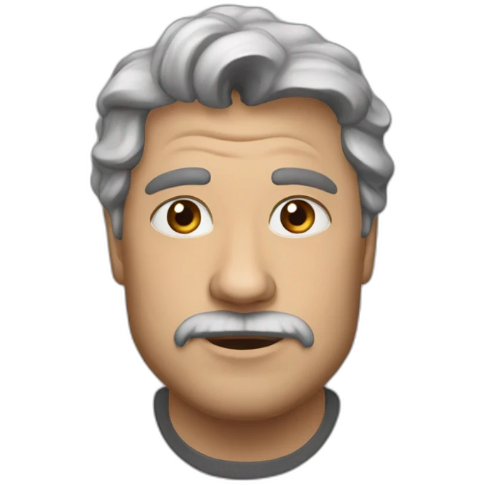 Человек видит снег emoji