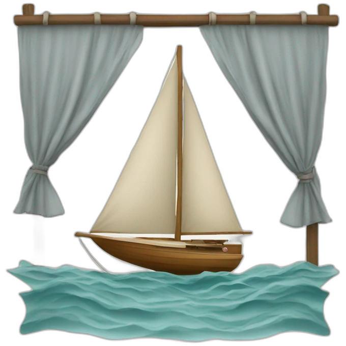 Voilier sous voile  emoji