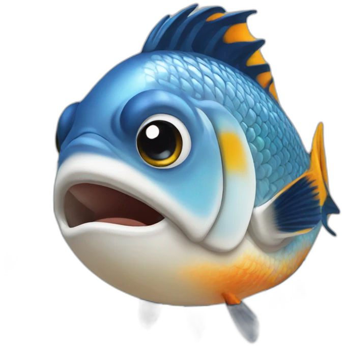 crosbreed of fish and bird emoji