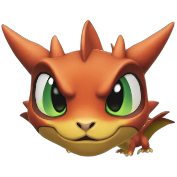 Le pokemon Dracofeu emoji