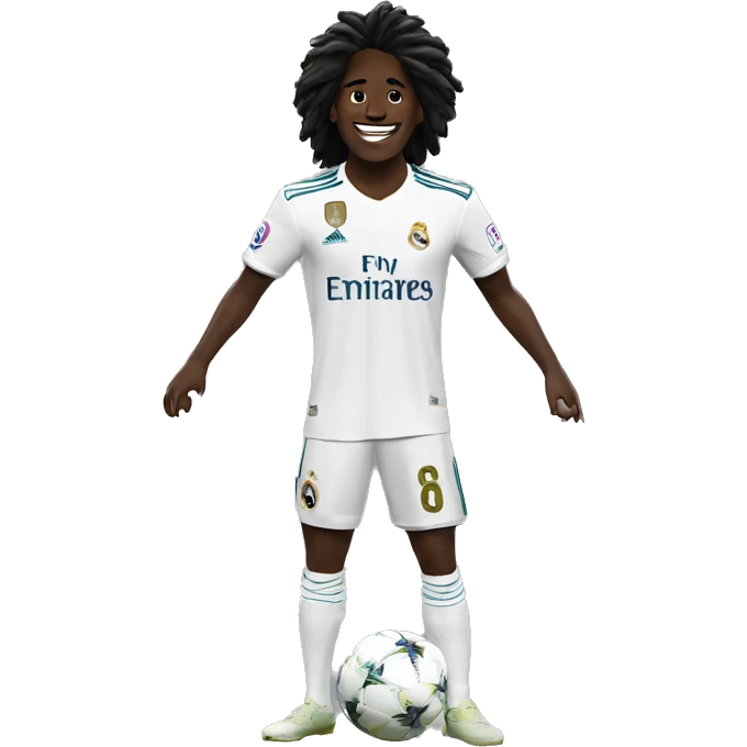 Eduardo camavinga Real Madrid celebrating emoji