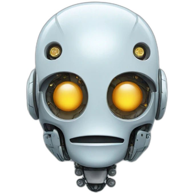 robot with brain emoji