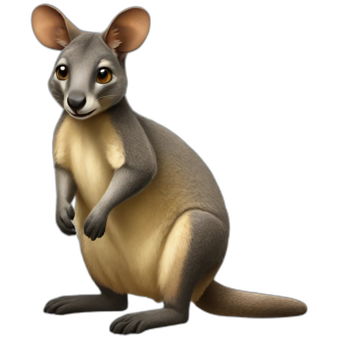 rock wallaby emoji