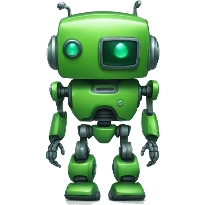 green robot emoji
