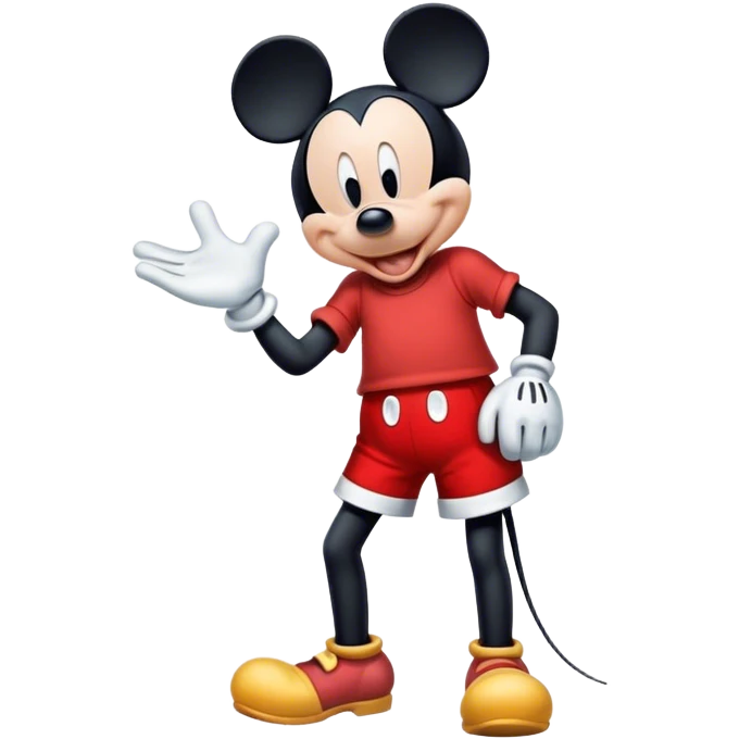 Mickey mouse emoji