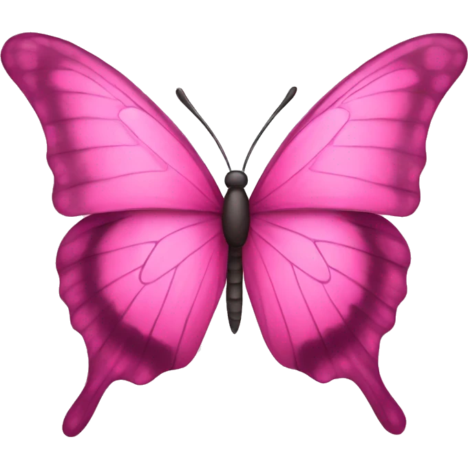 pink butterfly  emoji