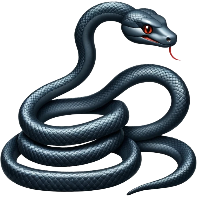 Black snake emoji