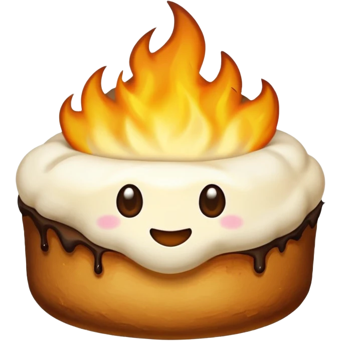 toasted marshmallow emoji