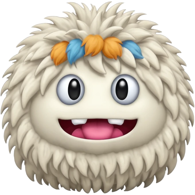 wool monster  emoji