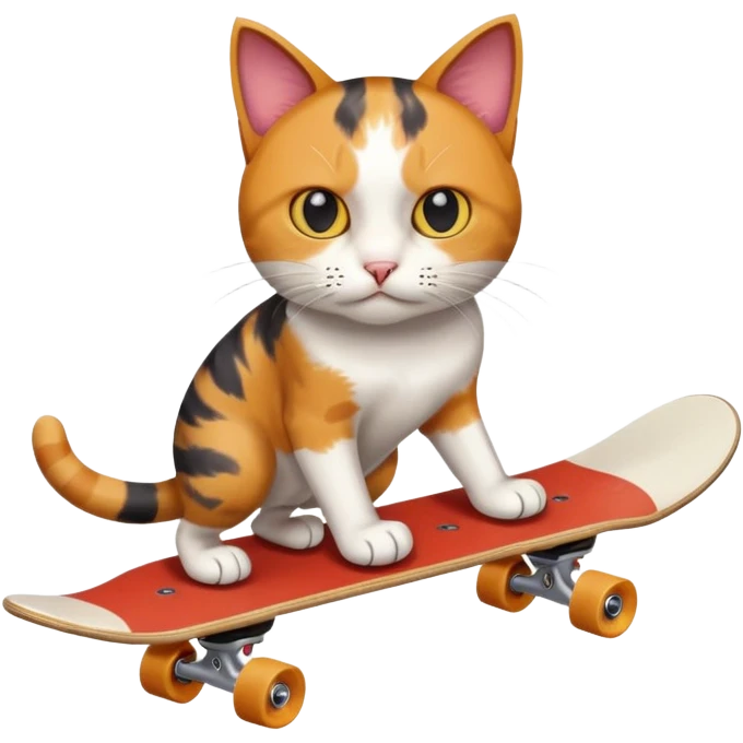 cat skateboarding emoji