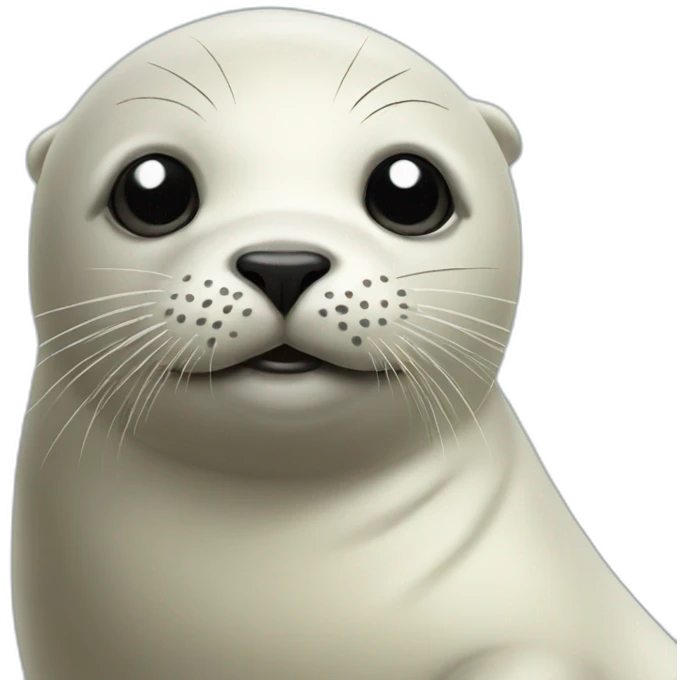 seal cute realistic emoji