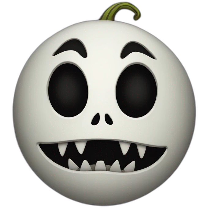 A nightmare before Christmas emoji