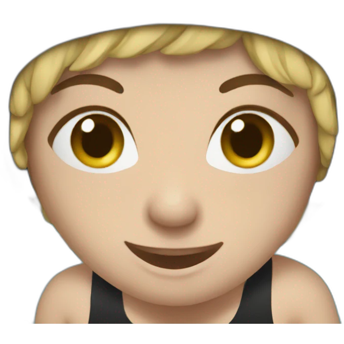 Swimmer love emoji