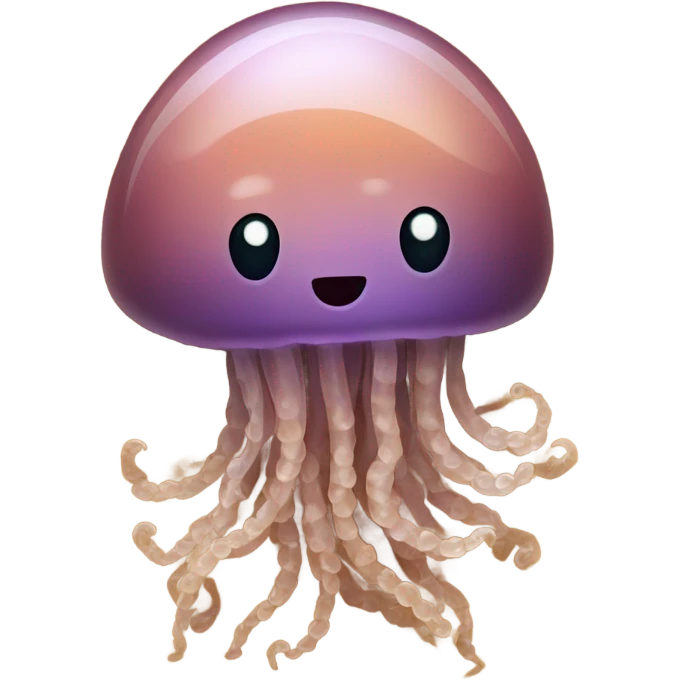 Jellyfish with sand emoji