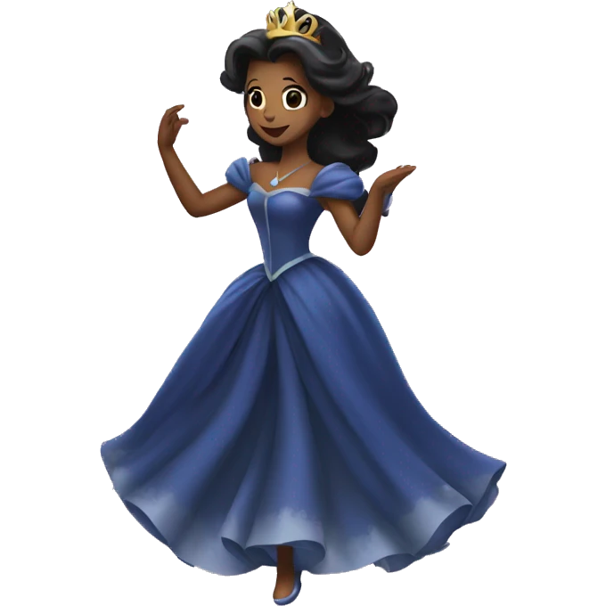 princess dancing shadow emoji