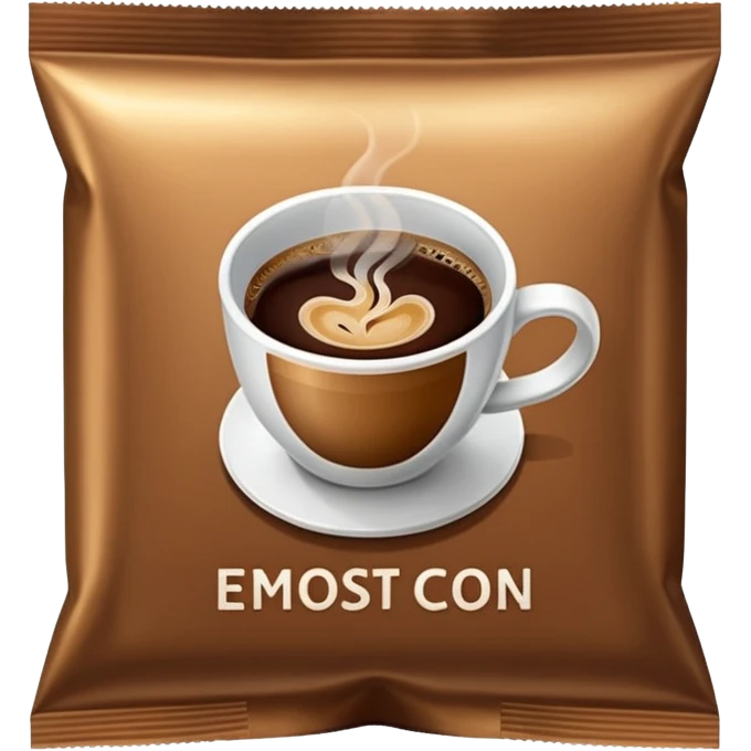 coffee packet emoji