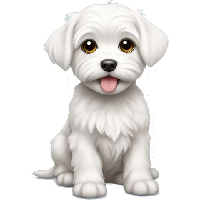 Adorable Maltese puppy  emoji