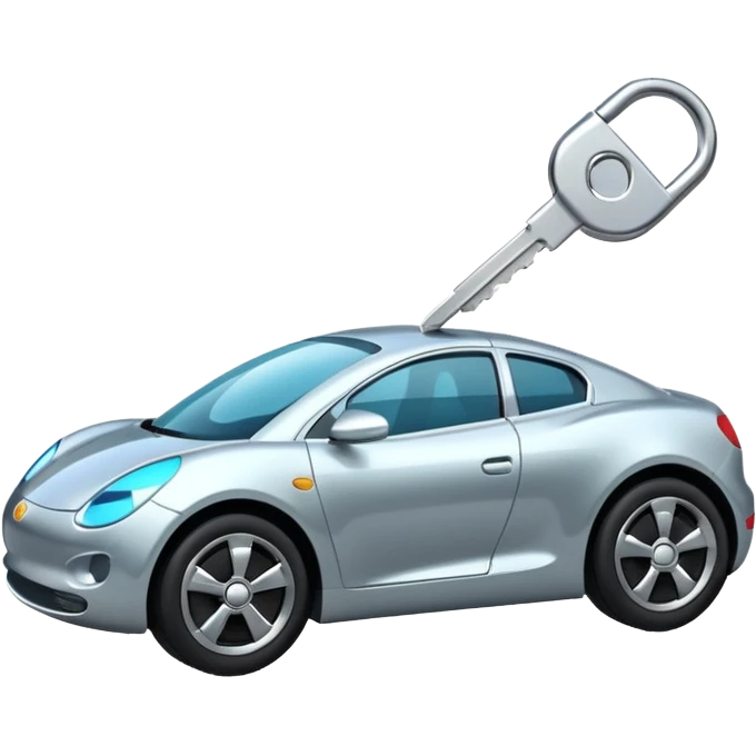 futuristic car access auto key emoji