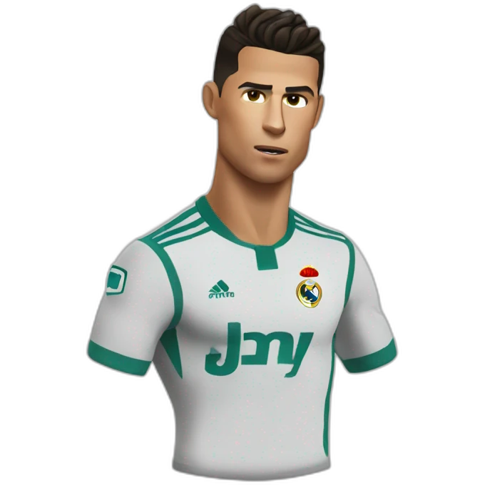 cristiano ronaldo, not happy emoji