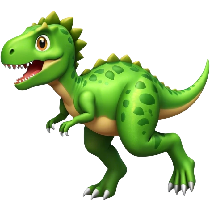 dinosaur running emoji