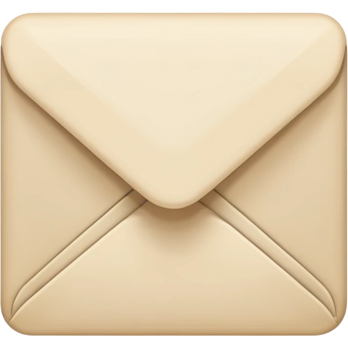 Letter color pale beige creamy emoji