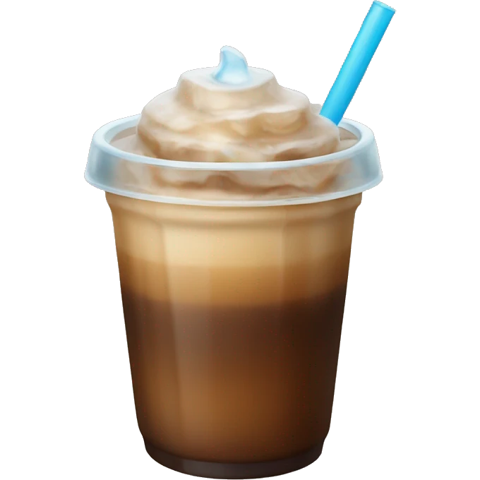 Iced coffee emoji