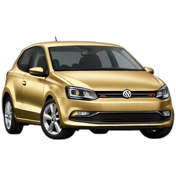 Gold vw polo emoji