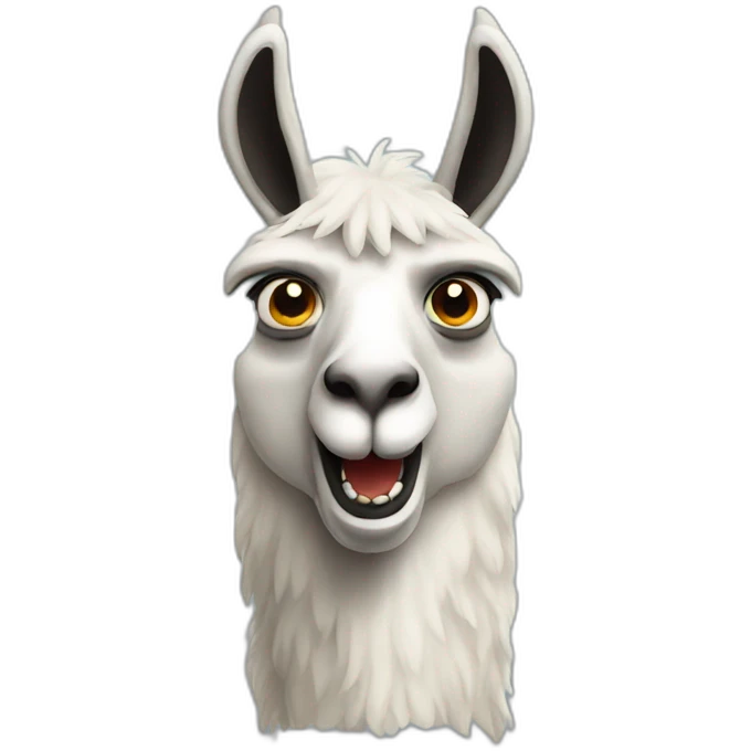 evil llama emoji