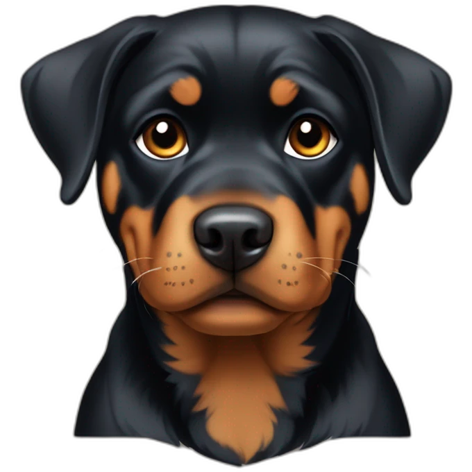 chiot Rottweiler emoji