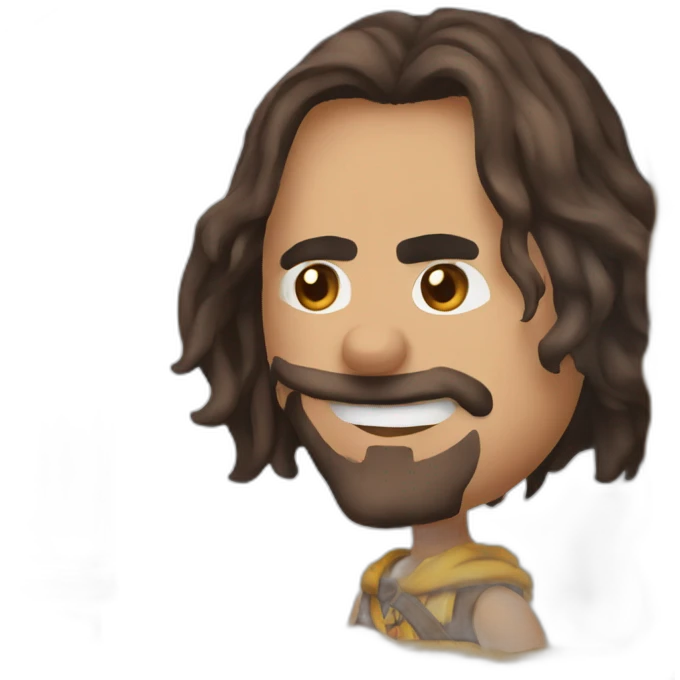 Calvo tonto emoji