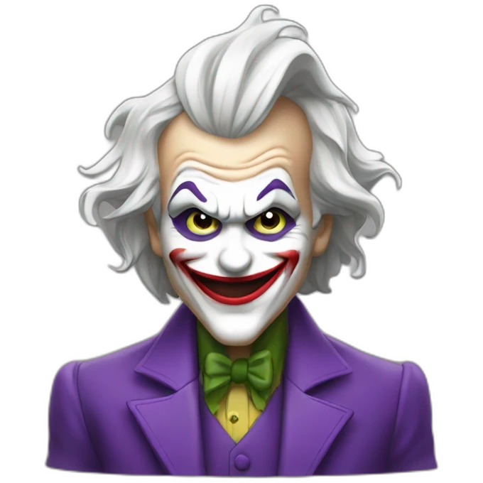 Joker entrain de boire une bières emoji