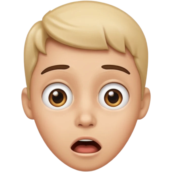 jaw dropping surprised face emoji