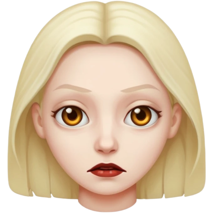 Evil expression emoji