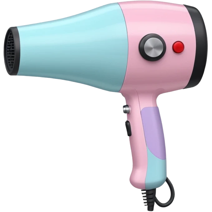 Cute Hair dryer, differentdesigns and pattern emoji