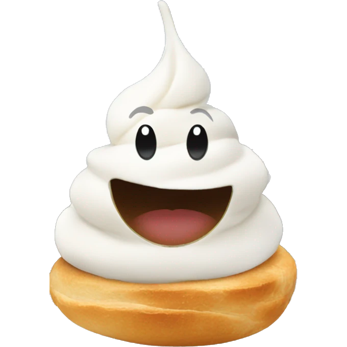 A burrata visiting the eiffel tower emoji