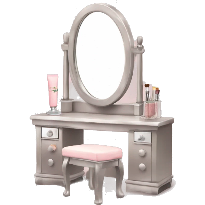 Vanity table with mirror  emoji