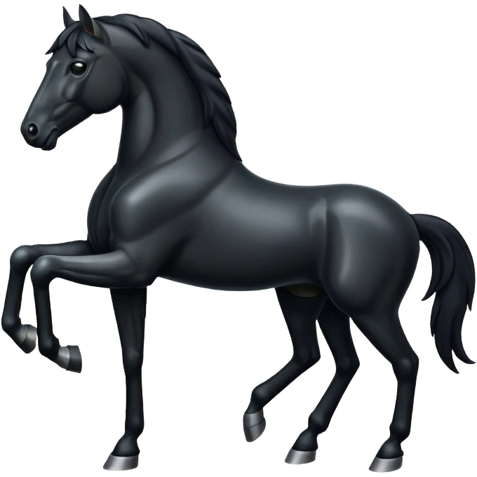 Black horse emoji