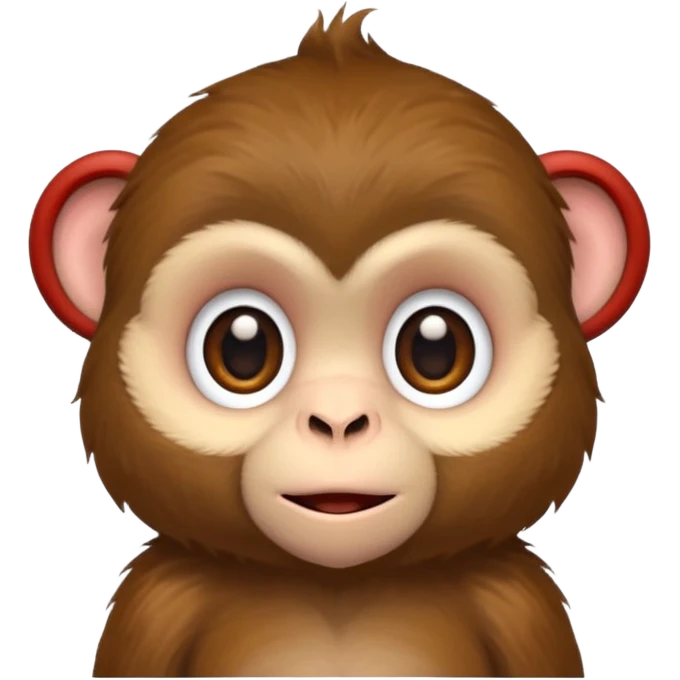 Cute monkey emoji