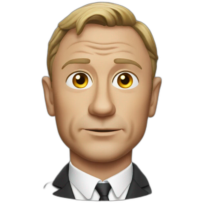 Daniel Craig Mean emoji