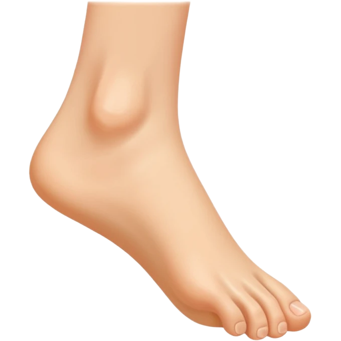 Left foot emoji