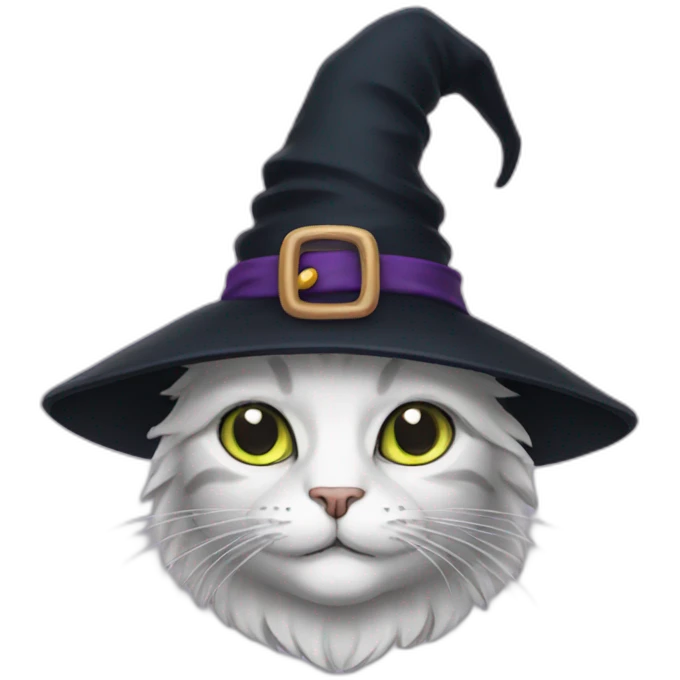 Witch cat emoji