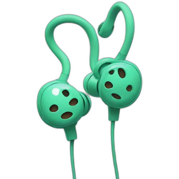 tangled earphones emoji