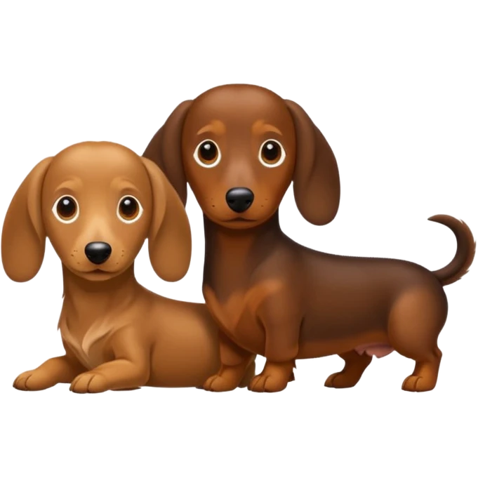 Perros salchicha emoji