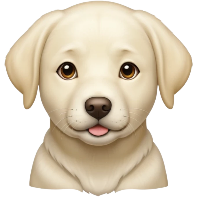 White labrador retriever brian emoji