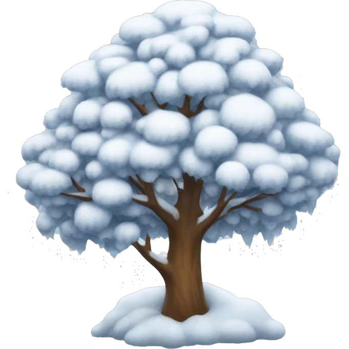 Snow tree  emoji