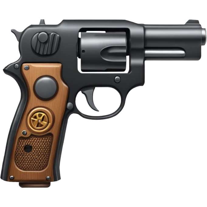 A handgun emoji