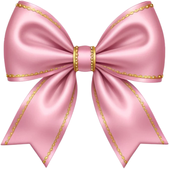 Baby Pink Bow emoji