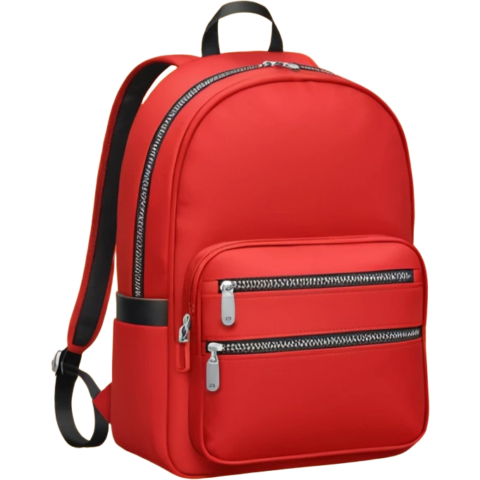 red bagpack emoji