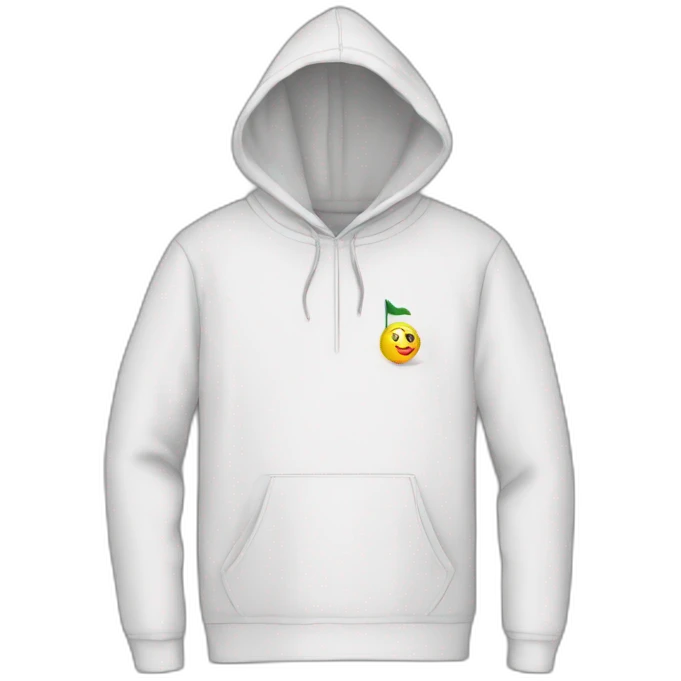 Golf hoodie emoji